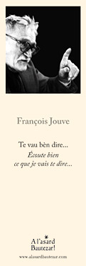 Marque-page du livre "Lou Marquès de frescàti" de François Jouve