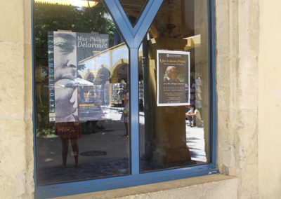 Photo de l'exposition sur l'œuvre de Max-Philippe Delavouët à Arles
